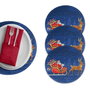 Hermia Set de 4 Salvamanteles Multicolor de 37 cm